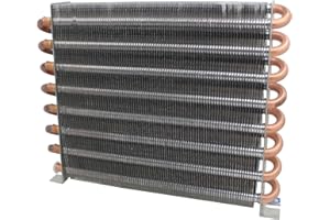 OOMVARMER Lamellenwärmetauscher lamellen wärmetauscher verdampfer wasser luft kühlung kühler kühlschrank aluminium kupferrohr