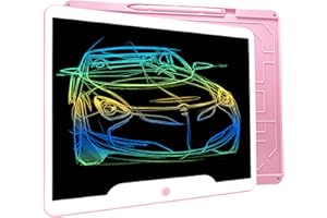 Richgv 10 Pollici Tavoletta Grafica, Lavagna Magnetica per Bambini, Portatile Lavagnetta LCD, Lavagnetta Cancellabile Elettronica, Giochi di Viaggio, Regali Natale per Bambini 3 4 5 6 7 anni
