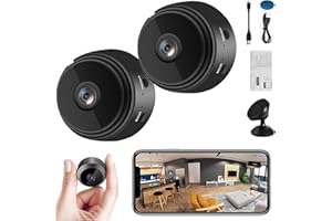DEYSEN Camtrix Magnetic Mini Security Camera, Mini 1080p HD Wireless Magnetic Security Camera, Night Vision Motion Detection Security Cam Covert Cameras with App for Home Indoor Outdoor (2Pcs)