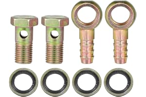 ‎QUARKZMAN QUARKZMAN 2 Stück Auto Banjo Schlauch Bolzen Fittings Adapter M14x1.5 12mm