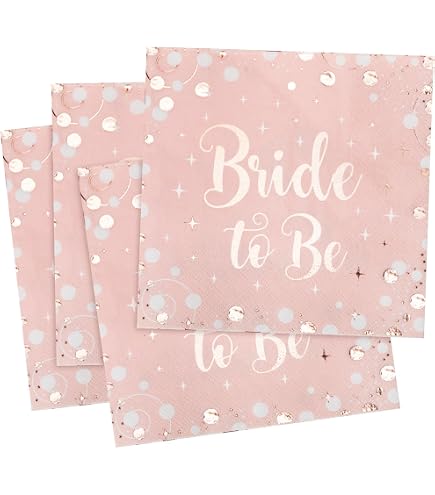 JGA Servietten – Team Bride Motiv, 33x33 Cm, 3-lagig, Perfekt Für Junggesellinnenabschied