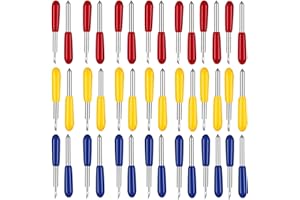 JOYSKY 60Pcs Replacement Cutting Blades Compatible with Cricut Explore Air/Air 2/Air 3/Maker/Maker 3 Include 20 Fine Point Blades 20 Standard Blades 20 Deep Point Blades Compatible with Cricut Kricut Blades