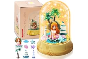 Aolieh Regalos de Mermaid para niñas de 3 a 9 años, Kit de Manualidades para niños, Juguetes de Mermaid Hechos a Mano para niñas de 3 a 10 años, Mejores Regalos de Cumpleaños de Edad, Relleno de