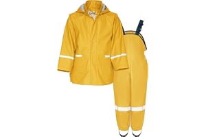 Playshoes Regnset med regnbyxor för barn, unisex, regnställ (2-pack)
