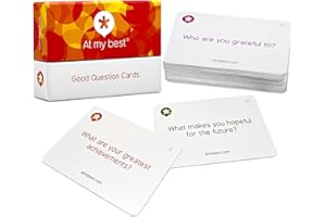 At My Best Good Question Cards – 48 Pack | Thought-Provoking Questions to Inspire Positive Conversations | Ideal for Coaching, Counselling, Teaching, Mentoring, Management & Team Building