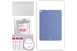 apgo Rückseite Schutzfolie, Skin, kompatibel mit Apple iPad Air 2022, Hinten Displayschutzfolie aus Vinylfolie, kratzfest, einfache Montage - Carbon Marine