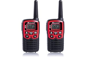 Midland - Talkie Walkie 4Km Professionnel XT10, 2 Radio Récepteur Émetteur Entry Level Chasse, Outdoor et Randonnée, 16 Canaux PMR446 sans Licence, 38 Tons CTCSS, VOX, SCAN, 2 Clips de Ceinture Inclus