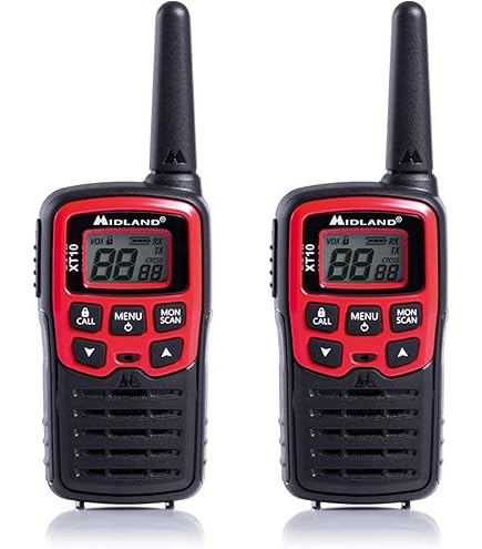 Midland- Lot 3 Talkie Walkie Professionnel Et Enfants XT10