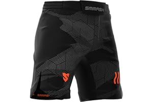 SMMASH Ultraleggeri Pantaloncini Professionali Sportivi MMA Uomo Shorts Boxe Muay Thai UFC RDX Kick Boxing Pugilato Grappling Krav Maga Il Tessuto Igienico