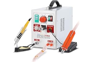 Hanchen Soldador de Puntos de Baterías Muntifuncional 3.2KW Soldadura de Pulsos Portátil con Función de Soldar Estaño Pluma Móvil para Baterías 18650 16430 26650 32650