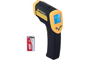 Etekcity Lasergrip 1080 Termómetro Infrarrojo Láser, -50 ℃ a 550℃, Medidor IR Digital sin Contacto, Pistola de Temperatura, L