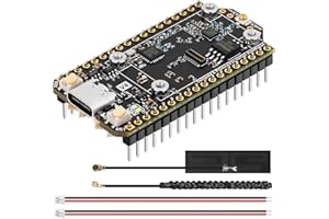 MESHNOLOGY ESP32 LoRa V4 Dev Board, verbessertes ESP32-S3 LoRa-Modul, WLAN, Bluetooth, 2 MB PSRAM, 16 MB Flash, unterstützt GPS und Solar für Arduino Meshtastic LoRaWAN IOT