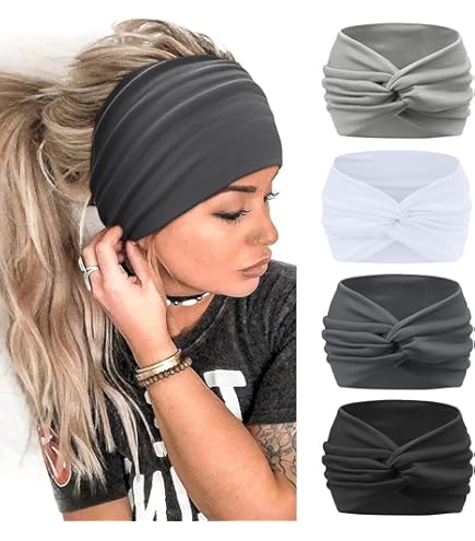 4 Fasce Sportive Capelli - Antiscivolo, Assorbisudore, Per Sport E Fitness - Foto 9