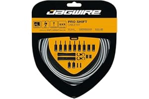 Jagwire - Universal 2X Pro Shift Kit |for Road, MTN, and Gravel Bike | SRAM and Shimano Shifter Compatible, Polished Stainless Cables, 10 Color Options