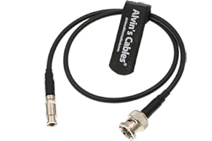 Alvin's Cables Micro BNC Macho de Alta Densidad BNC a BNC Macho 6G HD SDI Cable coaxial para Blackmagic Video Assist 75 Ohm