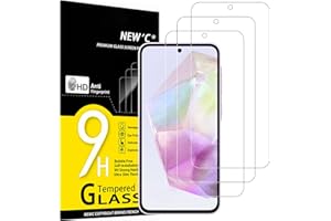 NEW'C [3 sztuki], Ochraniacz Ekranu do Samsung Galaxy A56 5G / A36 5G, Folia ochronna ze szkła hartowanego bez pęcherzyków powietrza, odporność na zarysowania