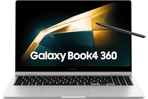 Samsung Galaxy Book4 360 Ordinateur portable 15.6'', Intel Evo Platform – Intel Core Ultra 7, 16Go RAM 512Go SSD Intel Graphics, Argent, clavier AZERTY FR