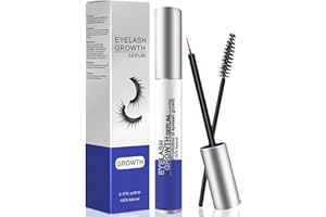 DEEJUNS Eyelash Growth Serum, Brow Lash Growth Serum, Fuller Lashes, Eyelash Enhancer Strengthens & Conditions, for Healthy Natural Growth.