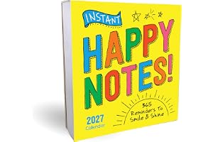 2027 Instant Happy Notes Boxed Calendar: 365 Reminders to Smile and Shine!