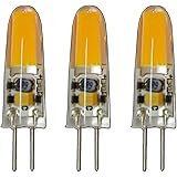 3-pack – G4 varmvit mini LED-spotlight, 2 W 12 V AC/DC silikon (kiselgel) glödlampa dimbar