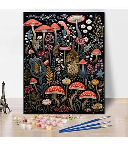 Malen Nach Zahlen Set Für Erwachsene – Inkl. Gerahmter Leinwand (40,6x50,8 Cm) & Staffelei