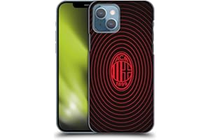 Head Case Designs Licenza Ufficiale AC Milan Il Battito Grafica Custodia Cover Dura per Parte Posteriore Compatibile con Apple iPhone 13