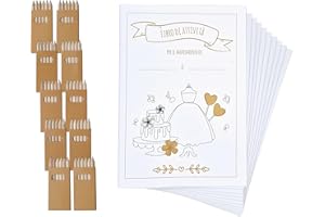 JEKA 10 Libri di attività da colorare per bambini per matrimoni, Regali per gli invitati