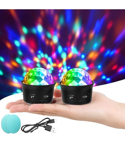 Mini Sfera Discoteca USB - Luce Strobo RGB Per Feste E Auto