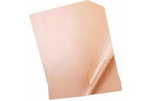 DONINDIS 50 Blatt DIN A4 Perglanz-Papier Rosengold-Metallic, Bastelpapier mit Perlmutt-Schimmer, 120 g/m²