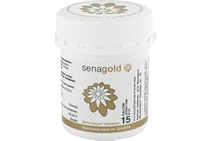 ‎SENAGOLD Senagold | Schüßler Salz Nr.15 - Kalium jodat. D12-400 Tabletten, glutenfrei | 400 Stück
