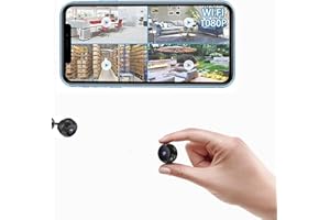 PVZLEXN Mini Camera Espion sans Fil WiFi 1080P Caméra Espion Invisible Micro Petite Extérieur Discrete a Distance Maison de Interieur Extérieur Surveillance Spy Cam Grande Enregistrement