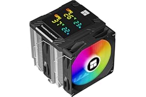 Thermalright Peerless Assassin 120 Digital ARGB Black chłodnica powietrza CPU, 6 heatpipech chłodzenie procesora do komputera AM4/AM5, Intel LGA1700/1851/1150/1151/1200