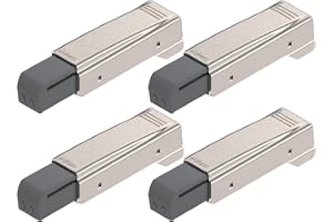 Blum 973A0500.01x4 973A Blumotion rak arm helöverliggande gångjärn för dörrar, nickelfinish (paket med 4)