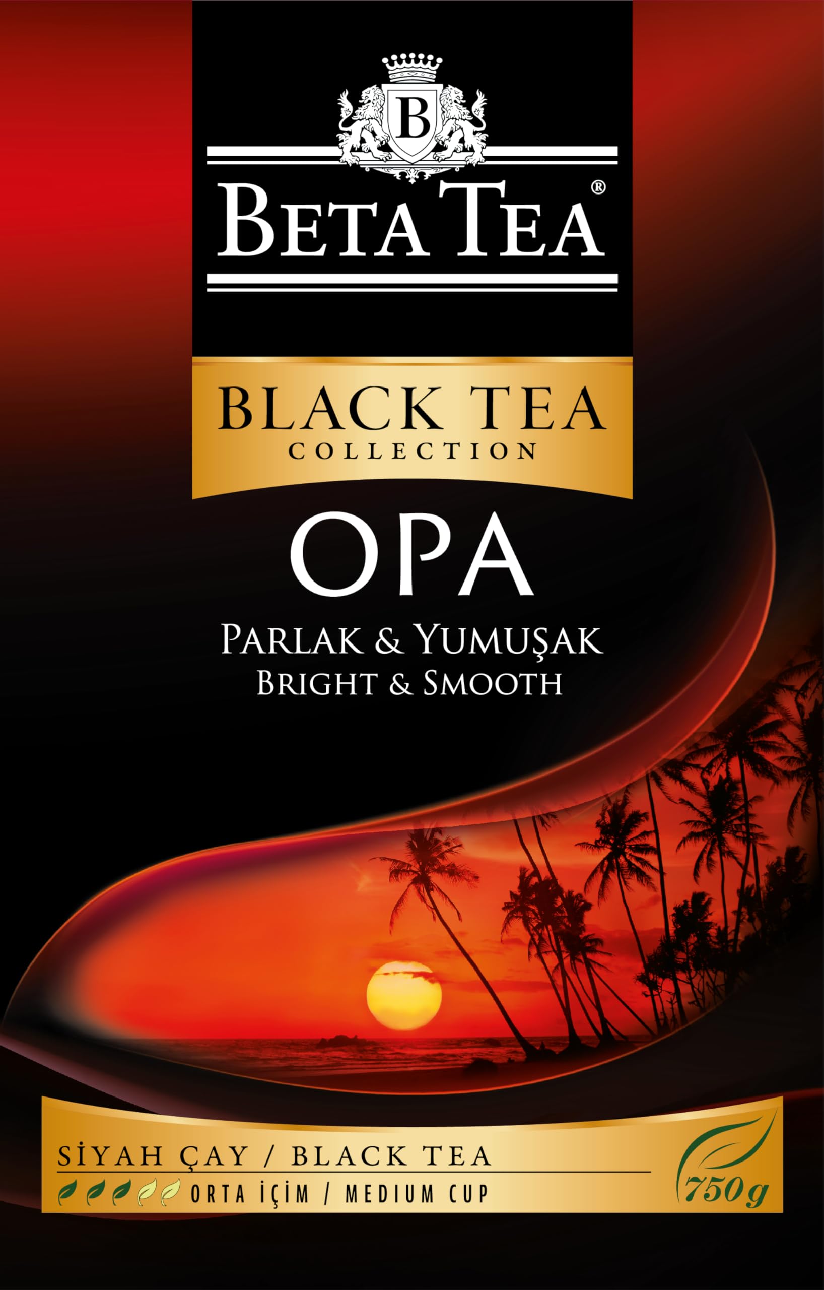 Beta Tea-Beta Opa 500 gr Seylan Çayı - Ceylon Tea