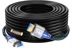 Zazalon 4k Kabel HDMI 30M, High Speed HDMI 2.0 Kabel, Obsługa 4K@60Hz ARC, HDR, 3D, Ethernet, Kompatybilny z telewizorem, Blu-Ray, PS3/4/5, Projektor, PC, Laptop