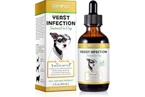 OBNOSWLPJMN Dog Yeast Infection Treatment,Dog Paw Yeast Infection Treatment For Dogs Dog Allergy Relief Itchy Dog Skin Relief Yeast Infection Dog Ear Treatment 60ml
