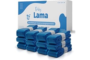 BABY LAMA Recharges Universelles pour Poubelle à Couches – Compatibles avec Recharge Poubelle à Couche Tommee Tippee et Angelcare – Sac Poubelle Couche Antiodeur, Hygiénique et Économique (12)