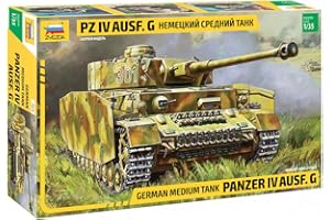 Zvezda 500783674 500783674-1:35 Panzer IV AUSF.G (SD.Kfz.161) - Kit de construcción de plástico para Principiantes, diseño de Camuflaje