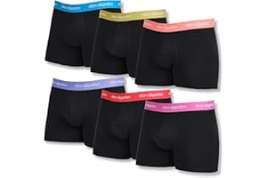 DON ALGODON | Pack 6 Boxers Hombre Suaves, Transpirables y Resistentes