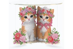 ARVALOLET Diamond Art Pflanzhalter DIY Acryl Pflanzständer Malerei for kreative Wohnraumdekoration