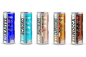 Hochwald Eiskaffee Cappuccino Macchiato Schokolade Mocca Eis 24 x 0,25 ltr. DPG Pfand EINWEG