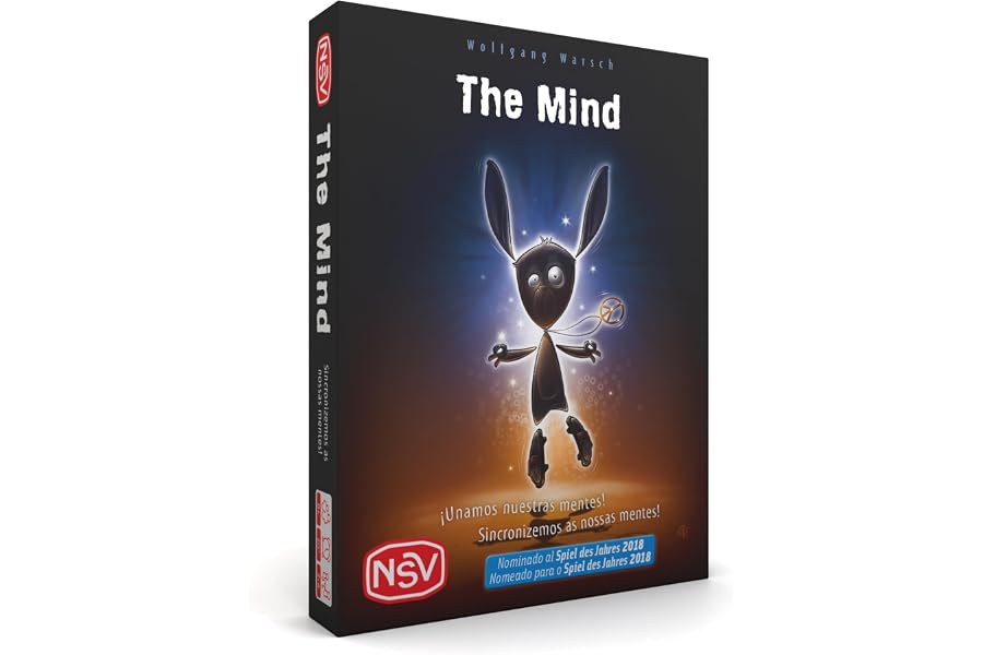 NSV The Mind Juego de Cartas Cooperativo Conecta tus mentes y desafía tus límites. Edición en Español.