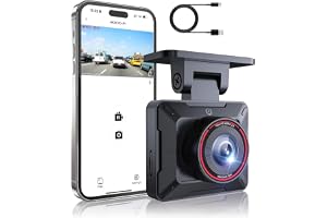 AKEEYO P1 mini bilkamera – superkompakt kamera fram för bilar | 1080p Full HD, enkel kontroll via appen, klar mörkerseende, loopinspelning och 24-timmars parkeringsläge, G-sensor