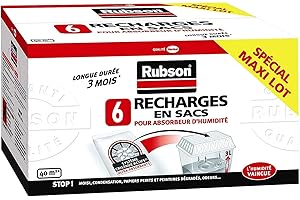 RUBSON Absorbeur CLASSIC Recharge Lot de 6