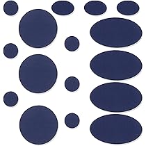 Lot De 10 Patchs De Réparation Pour Doudoune, En Nylon Noir, Autocollants D'hiver