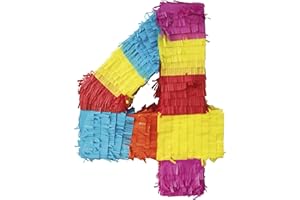 Party Factory Pinata numéros 0-9 Enfants Anniversaire Beat Pinata 50 x 35 x 8cm décoration décoration Anniversaire (4)