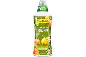 Algoflash Engrais Liquide Agrumes, Utilisable en Agriculture Biologique - 1 L, Marron