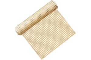 ALLINKIT 40 x 300cm Wiener Geflecht,Wiener Geflecht Meterware,Kunststoff PE Cane Webbing Rattan Roll,Wiener Geflecht Flechtmatten for Rattan Craftsmen,Handgemachtes PE Rattan Geflecht für DIY Möbeldekoration