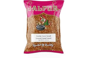 JALPUR MILLERS Pure Edible Arabic Gum 100g – Natural Acacia Gum, Food Grade, Used as a Stabilizer, Emulsifier, and Thickener in Cooking & Baking, Fresh & Premium - Herbal Remedies