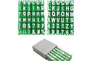 2 Timbri Lettere Alfabeto, FORMVERSITY Timbri per Argilla Stencil Lettere, Timbro per Scrivere su ceramica Alfabet, Stampini lettere, Set Di timbri Dell'Alfabeto per Argilla e Ceramica (a-z E A-Z)